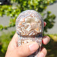 Hand Carved Mexican Agate Skull For Decoration And Gift