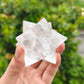 Hand Carved White Quartz Merkabah For Decoration And Gift