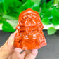 Hand Carved Red Jasper Darth Vader For Decoration And Gift