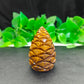 Hand Carved Mariam Jasper Pinecone For Decoration And Gift