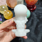 Hand Carved White Jade Skeleton For Decoration And Gift