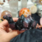 Hand Carved Garnet Camel For Decoration And Gift