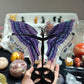 Hand Carved Rainbow Fluorite Butterfly For Decoration And Gift