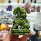 Hand Carved Xiuyan Jade Lion For Decoration And Gift