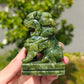 Hand Carved Xiuyan Jade Lion For Decoration And Gift