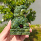 Hand Carved Xiuyan Jade Lion For Decoration And Gift