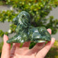 Hand Carved Xiuyan Jade Lion For Decoration And Gift