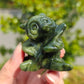 Hand Carved Xiuyan Jade Panda For Decoration And Gift