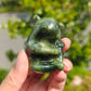 Hand Carved Xiuyan Jade Panda For Decoration And Gift