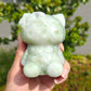 Hand Carved Xiuyan Jade Hellokitty For Decoration And Gift