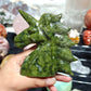 Hand Carved Xiuyan Jade Unicon Head For Decoration And Gift