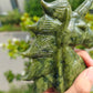 Hand Carved Xiuyan Jade Unicon Head For Decoration And Gift