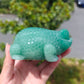 Hand Carved Green Aventurine Toad For Decoration And Gift