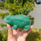 Hand Carved Green Aventurine Toad For Decoration And Gift