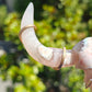 Hand Carved Flower Agate Bull Head For Decoration And Gift