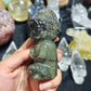 Hand Carved Labradorite Buddha For Decoration And Gift