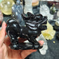 Hand Carved Obsidian Lion For Decoration And Gift