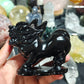 Hand Carved Obsidian Lion For Decoration And Gift