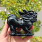 Hand Carved Obsidian Lion For Decoration And Gift