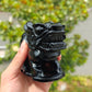 Hand Carved Obsidian Lion For Decoration And Gift