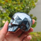 Hand Carved Terahertz Faceted Skull For Decoration And Gift