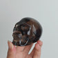 Hand Carved Smoky Quartz Skull For Decoration And Gift