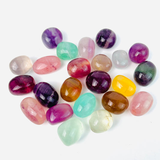 Best Selling Candy Fluorite Tumble Stones