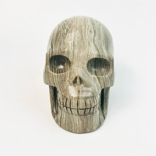 Best Selling Hand Carved Banded Agate Skull