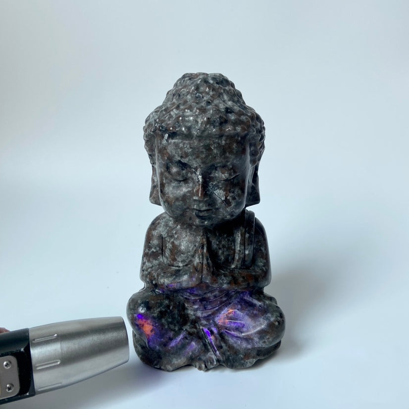 Yooperlite Baby Buddha Yoga Meditation Decor Buda Statue Reiki Heal Energy Crystals Wealth And Luck