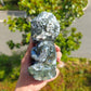 Hand Carved Moss Agate Buddha For Decoration And Gift