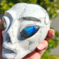 Hand Carved Howlite Alien Head For Decoration And Gift