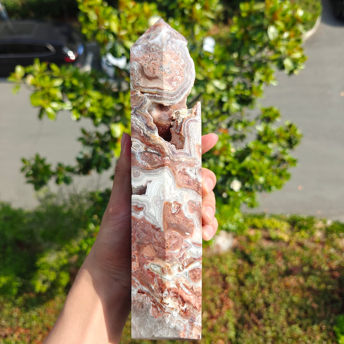 Wholesale Mexican Agate Tower For Decoration And Gift