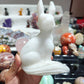 Hand Carved White Jade Fox For Decoration And Gift