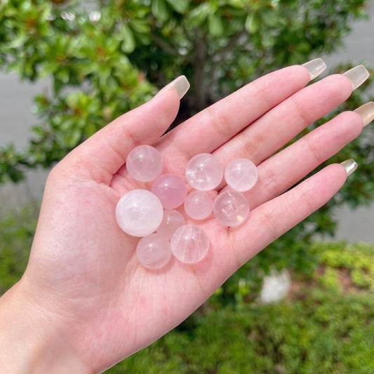 1kg Wholesale Rose quartz sphere