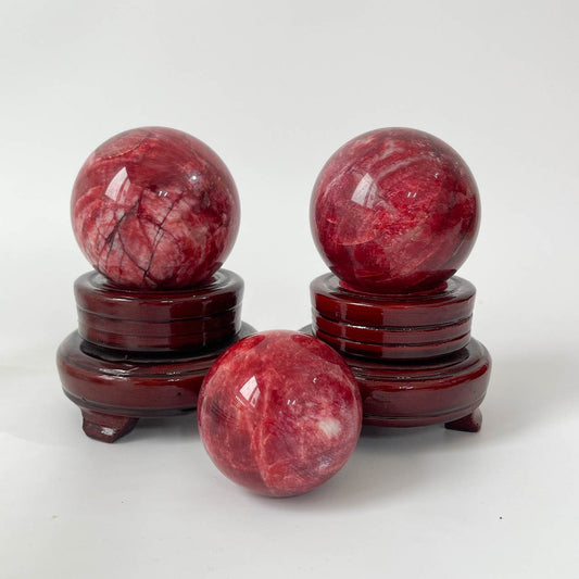 Wholesale Red Moon Stone Spheres