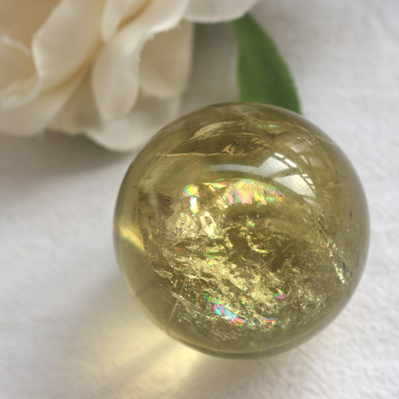 Wholesale Citrine Sphere Gemstone Reiki Healing Crystal Sphere Ornament for Home,Office Decoration