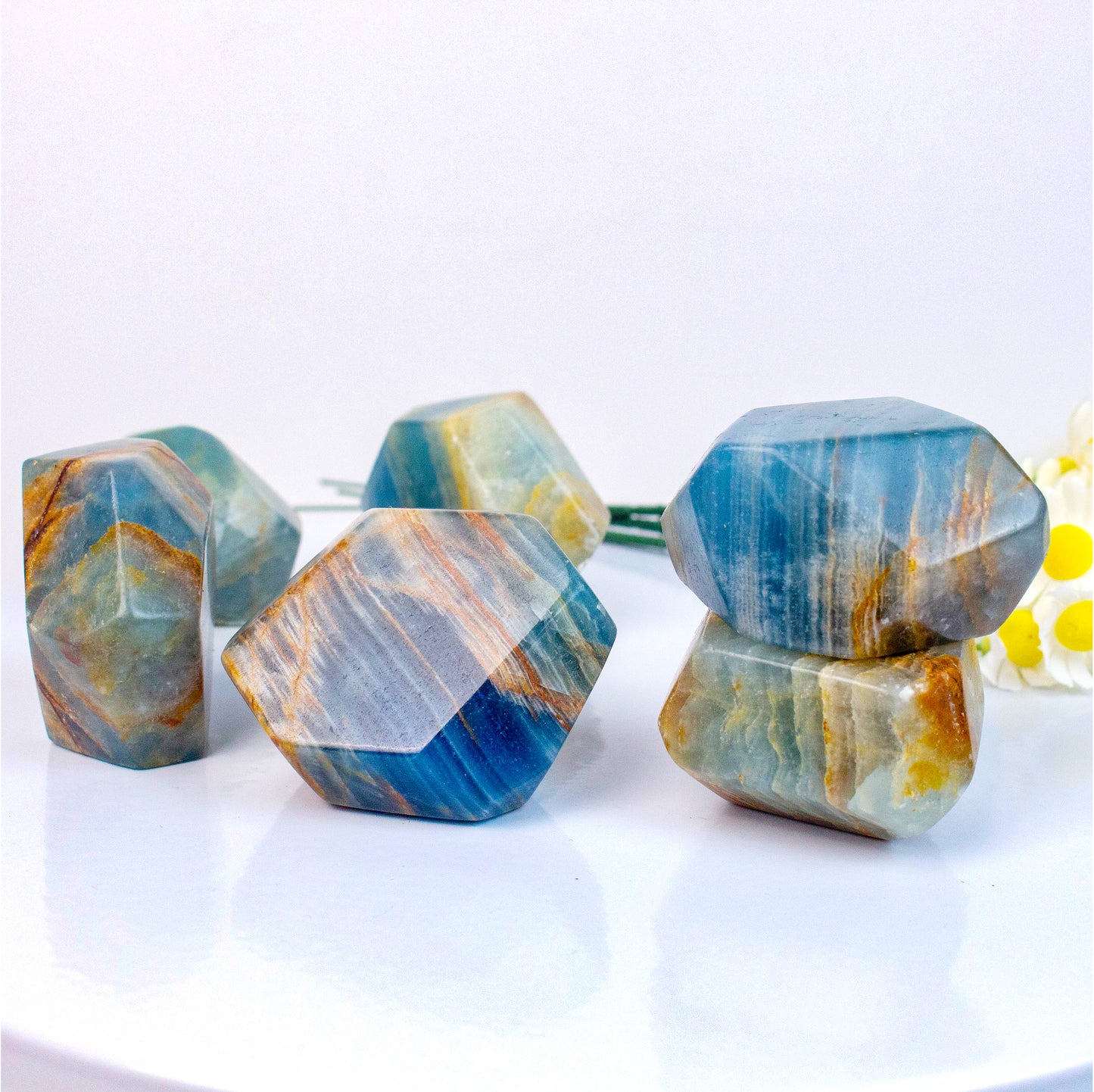 【Free Form】Blue Onyx Agate Free Form