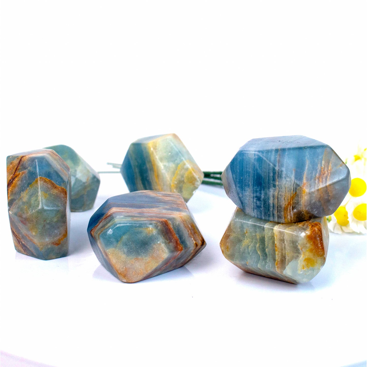 【Free Form】Blue Onyx Agate Free Form