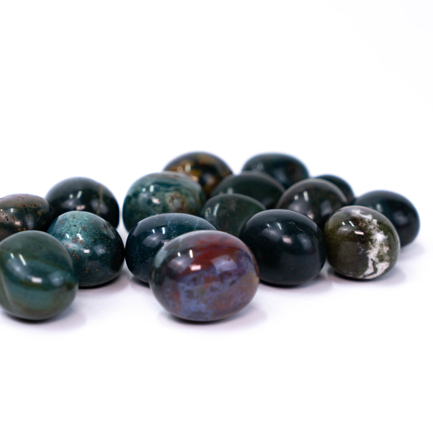 Ocean Jasper Tumbled Stones | Polished Crystals Healing | Natural Stones | Feng Shui | Chakra Balancing | Good Luck | Reiki Gift