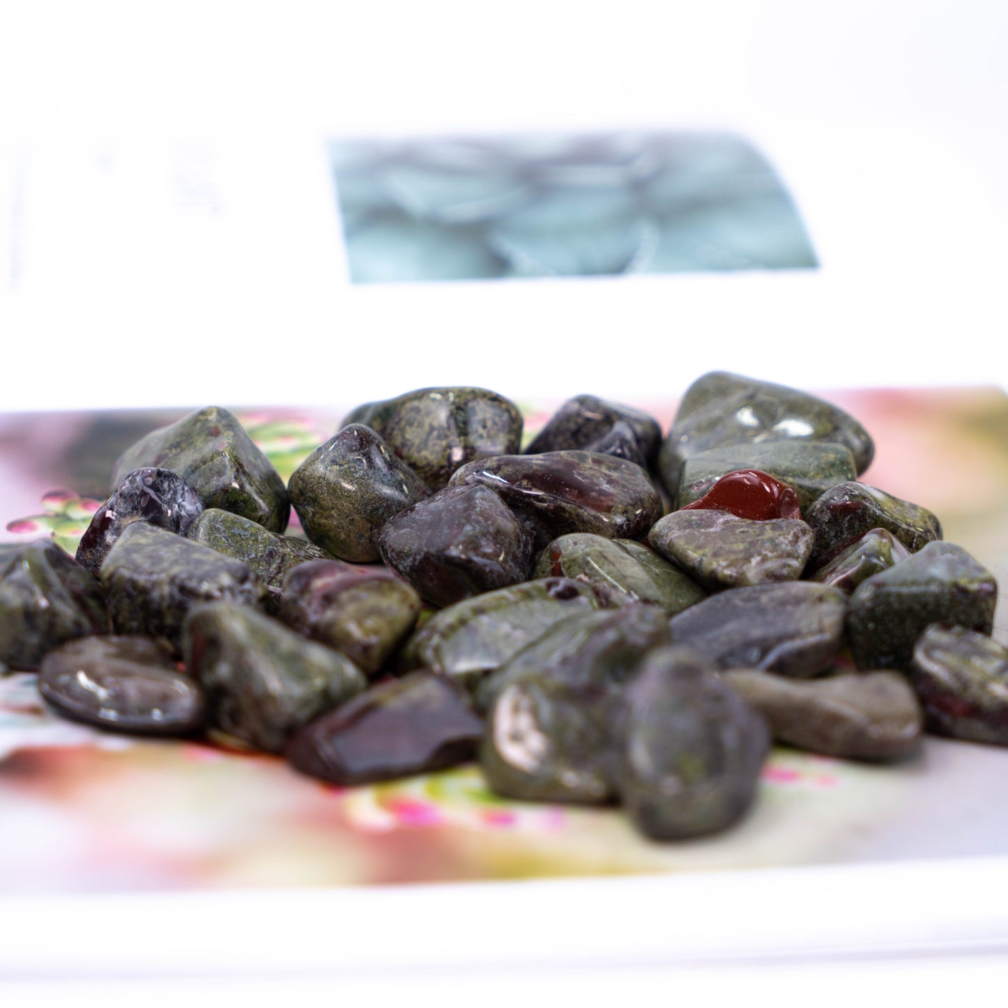 Dragon Blood Tumbled Stones | Polished Crystals Healing | Natural Stones | Feng Shui | Chakra Balancing | Good Luck | Reiki Gift