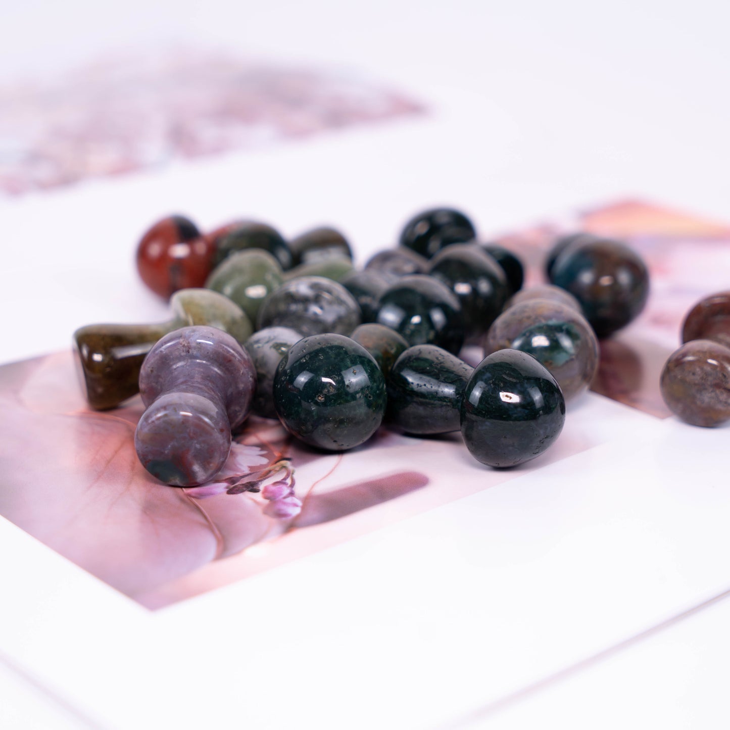 Ocean Jasper Mushroom Crystal Mushroom