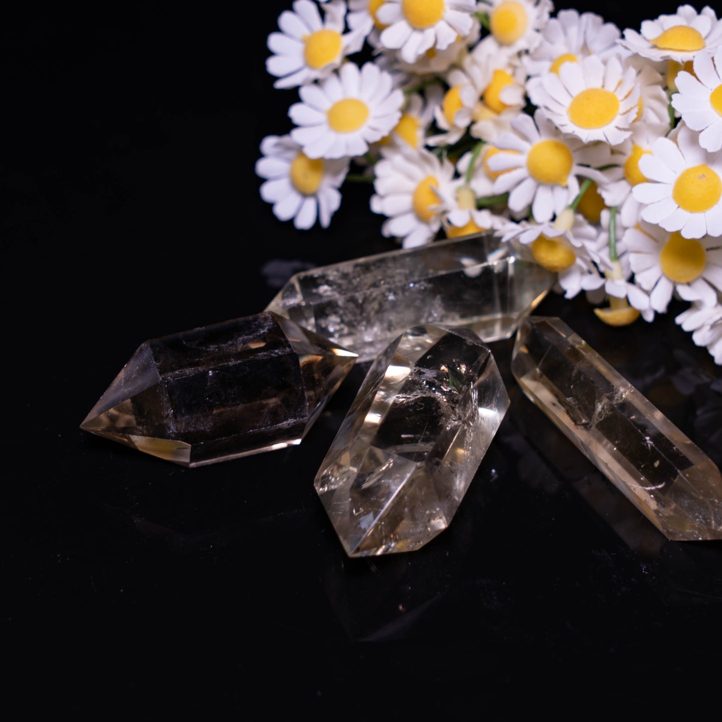 Natural Citrine Double Pointed