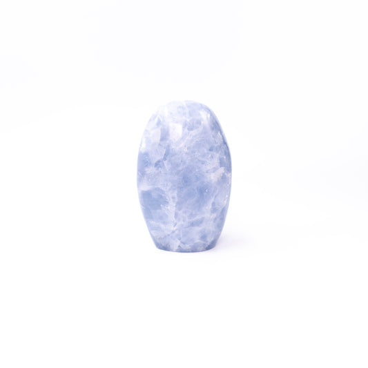 Blue Calcite Flame Ornament