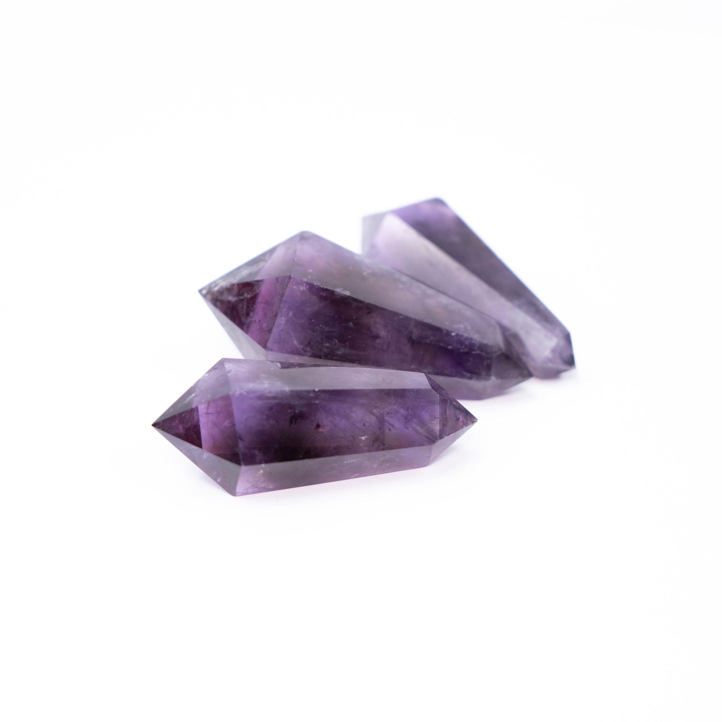 Amethyst Scepter Cathedral Amethyst Point Bundle with Healing & Calming Effects High Energy Reiki Brazilian Amatista Piedras Elestial Used for Stability and Peace