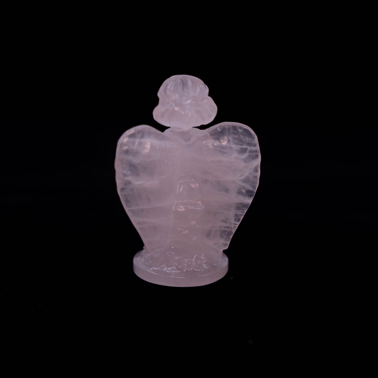 Rose Quartz Carving Fairy