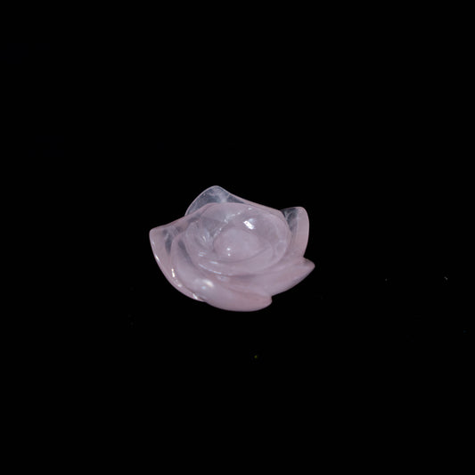 Rose Quartz Hand Carved Rose