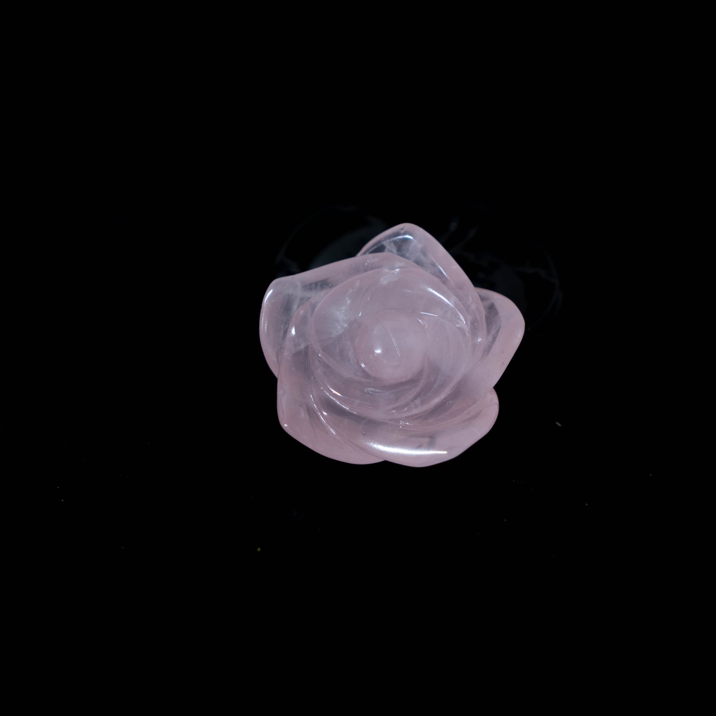 Rose Quartz Hand Carved Rose