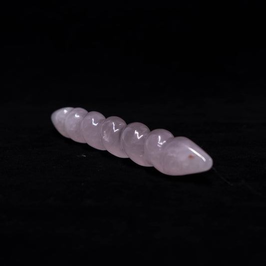 Rose Quartz Spiral Massage Wand Energy Healing Meditation