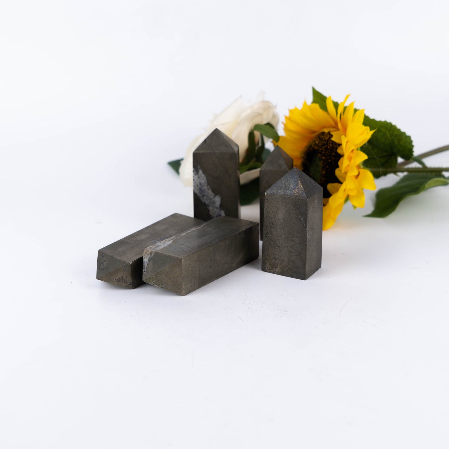 Pyrite Obelisk Home Decoration Healing Stones