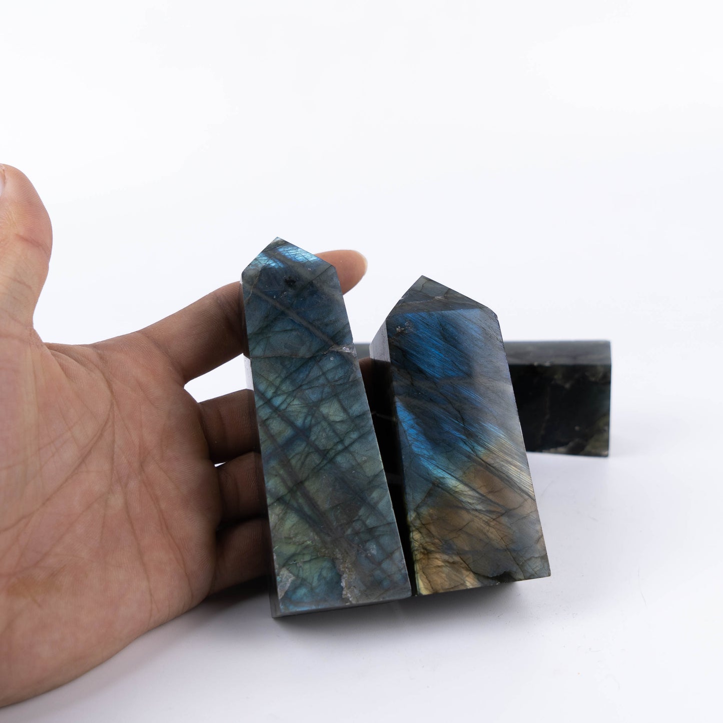 Labradorite Obelisk Home Decoration Healing Stones